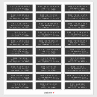 Sticker modifier le cachet d'adresse d'invité mariage indi