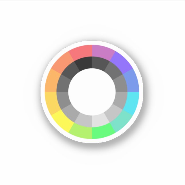 Sticker MOGAI Pride Colorwheel (Devant)