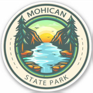 Sticker Mohican State Park Badge Ohio