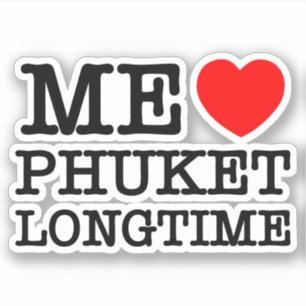 STICKER MOI LOVE PHUKET LONGTEMPS