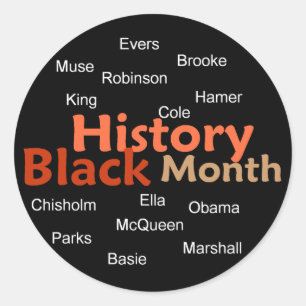 Sticker MOIS HISTORIQUE NOIRE
