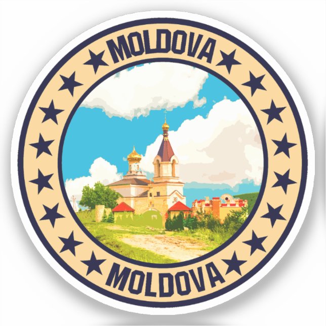 Sticker Moldavie (Recto)
