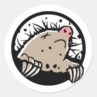 Sticker Mole mort