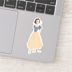 Sticker Moment capturé blanc neige