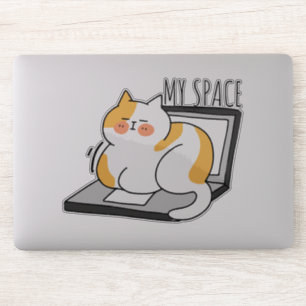 Sticker Mon espace pour chat