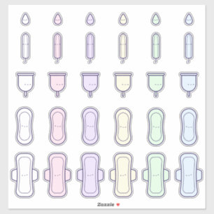 Sticker Mon Jeu De Tampon Arc-En-Ciel De Première Période