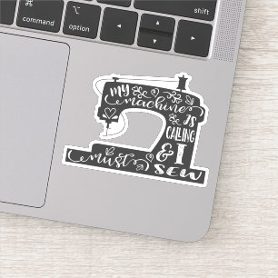 Sticker Mon ordinateur appelle