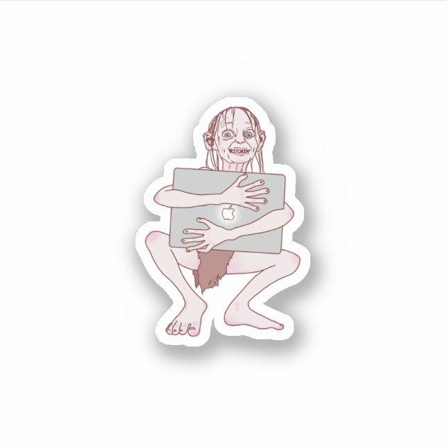 Sticker Mon Précieux MacBook (Devant)