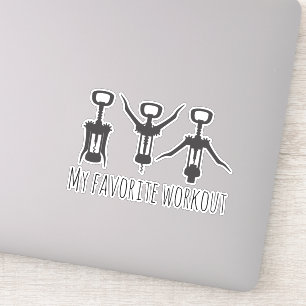 Sticker Mon Travail Préféré À La Vigne Tumbler Funny