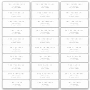 Sticker Monogram Crest classique Mariage élégant