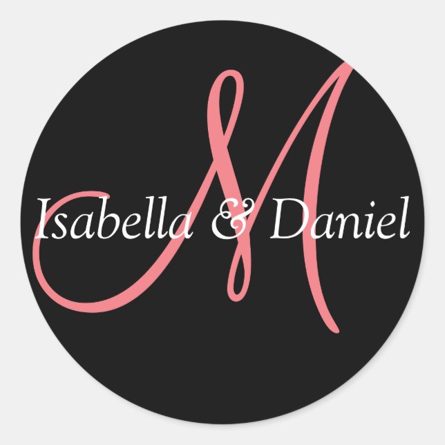 Sticker Monogram Mariage Monogram (Devant)