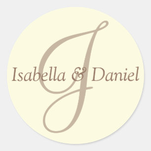 Sticker Monogram Mariage Monogram