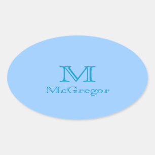 Sticker - Monogram with Name 3