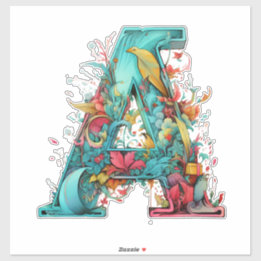 Sticker Monogramme A Allure