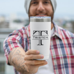 Sticker Monogramme découpe découpe personnalisée