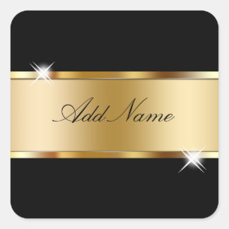 Sticker Monogramme Glitzy Étiquettes "ville monogr