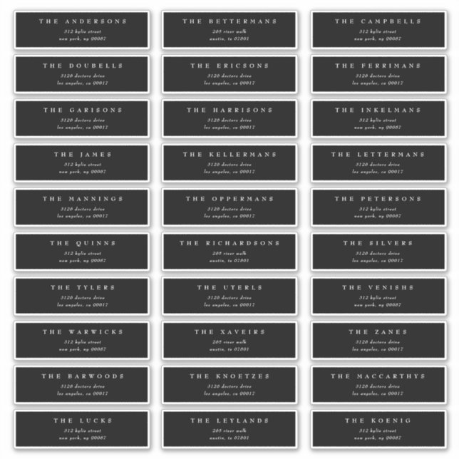 Sticker Monogramme traditionnel Noir Crest Mariage classiq (Devant)