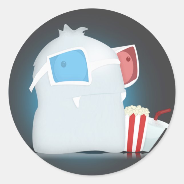 Sticker Monster 3D (Devant)