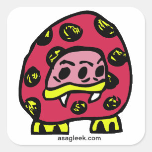 Sticker Monster Ladybug