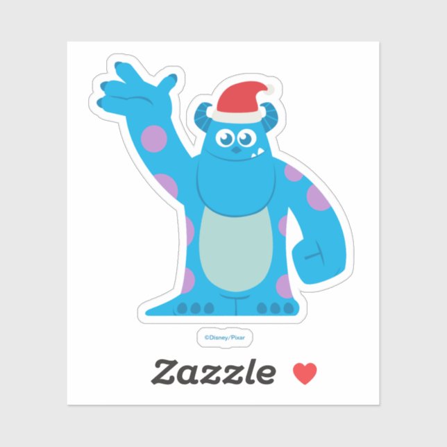 Sticker Monsters Inc. | Vave de Sulley Santa Hat (Feuille)