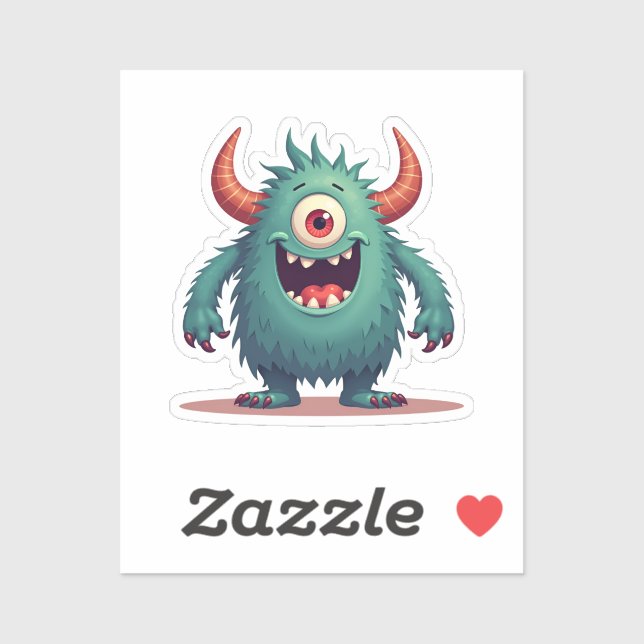Sticker Monstre  (Feuille)