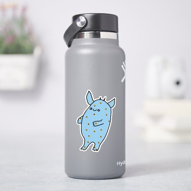 Sticker Monstre Blue Kawaii (HydroFlask)