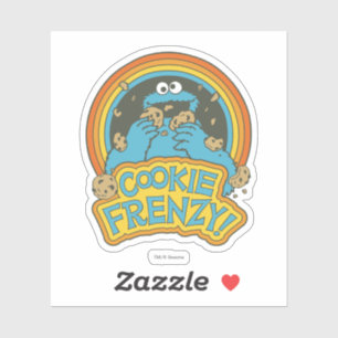 Sticker Monstre de cookies vintages   Cookie Frenzy