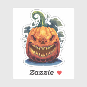 Sticker Monstre effrayant d'Halloween