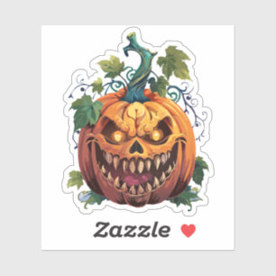 Sticker Monstre effrayant d'Halloween