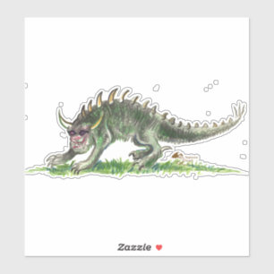 Sticker Monstre noir Rheinlander le Wisconsin de Hodag