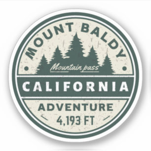 Sticker mont baldy Randonnée, col montana alpin