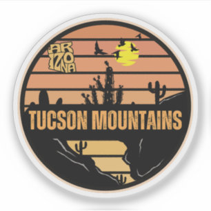Sticker Montagnes de Tucson, Arizona