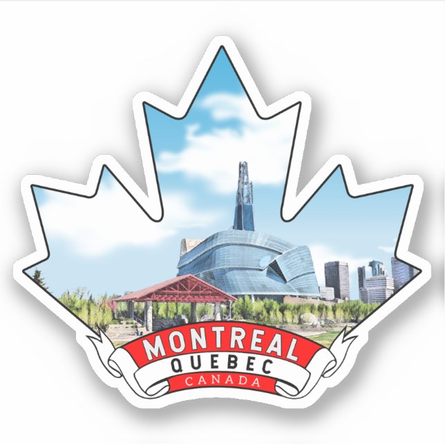 Sticker Montréal, Canada (Devant)