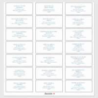 Moody Ocean Blue Font Adresse du client