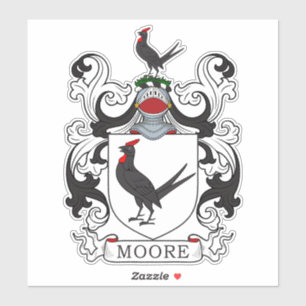 Sticker Moore Family Crest