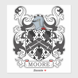 Sticker Moore Family Crest