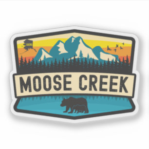 Sticker Moose Creek (Alaska)