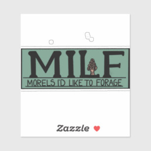 Sticker Morel Mushroom