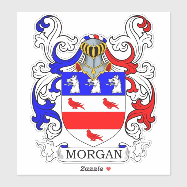 Sticker Morgan Family Crest (Feuille)