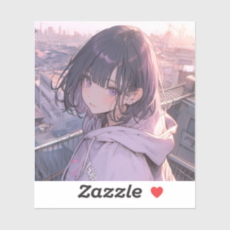 Sticker Mornig with you | 東京娘 GenerartiveAI シール