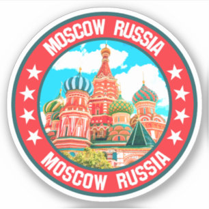 Sticker Moscou
