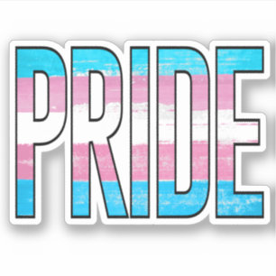 Sticker Mot du Fierté Trans