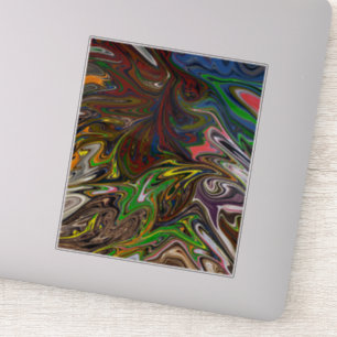 Sticker motif abstrait cool