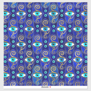 Sticker Motif de charme pour les yeux maléfiques