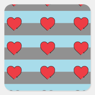 STICKER MOTIF DE DRAPEAU AUTOSEXUEL