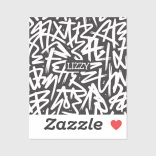 Sticker Motif de nom de graffiti personnalisé — Urbain sur