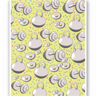 Sticker Motif de poids