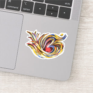 Sticker Motif de symbole Om élégant