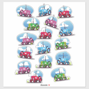 Sticker Motif de tracteur