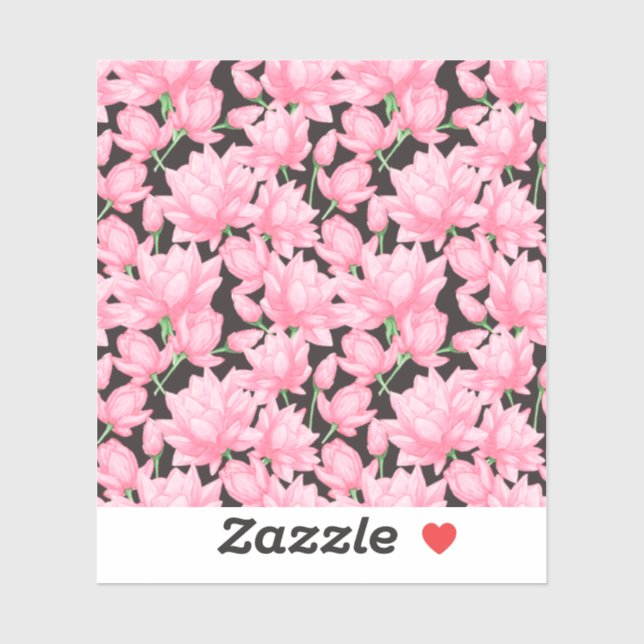 Sticker Motif rose Lotus (Feuille)